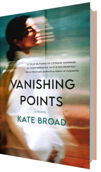 Vanishing Points by Kate Broad — three-dimensional hardcover book cover